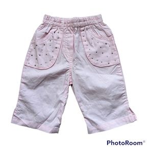 ◽️JUMBO: Girls 12 months pink snow pants w/gemmed pockets, NWOT◽️